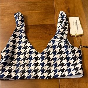 Goldsheep Cross Country Bra - White & Gold Trim